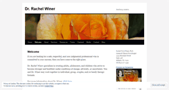 Desktop Screenshot of drrachelwiner.com